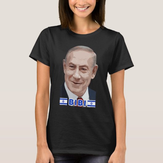 Benjamin Netanyahu - Bibi, premier van de staat T-shirt (Voorkant)