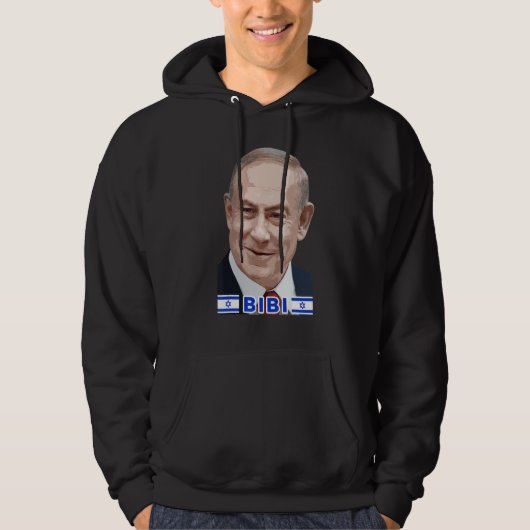 Benjamin Netanyahu   Bibi  Prime Minister of State Hoodie (Voorkant)