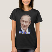 Benjamin Netanyahu   Bibi  Prime Minister of State T-shirt (Voorkant)