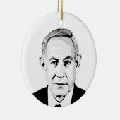 Benjamin Netanyahu Keramisch Ornament (Rechts)