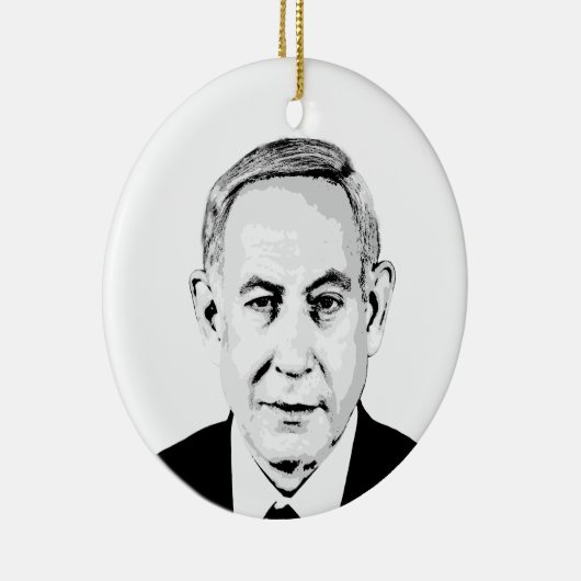 Benjamin Netanyahu Keramisch Ornament (Rechts)