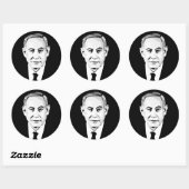Benjamin Netanyahu Ronde Sticker (Vel)