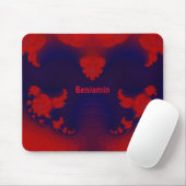 BENJAMIN ~ Red en Blue Muismat (Met muis)