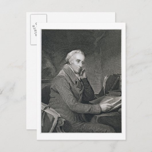 Benjamin Rush, gegraveerd door Richard W. Dodson ( Briefkaart (Voorkant / Achterkant)