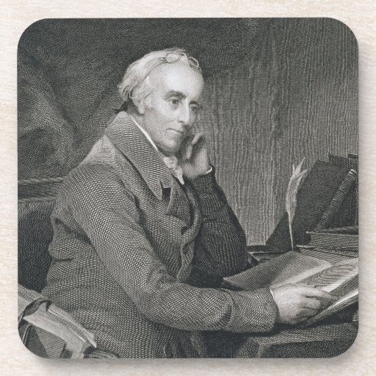 Benjamin Rush, gegraveerd door Richard W. Dodson ( Drankjes Onderzetter (Voorkant)