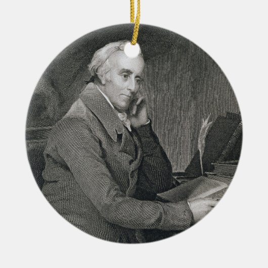 Benjamin Rush, gegraveerd door Richard W. Dodson ( Keramisch Ornament (Voorkant)
