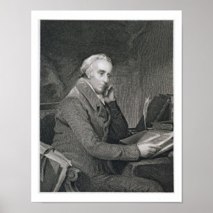 Benjamin Rush, gegraveerd door Richard W. Dodson ( Poster