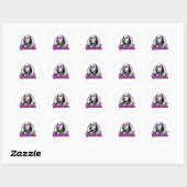 Benjamin Skanklin Ronde Sticker (Vel)