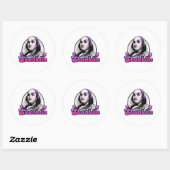 Benjamin Skanklin Ronde Sticker (Vel)