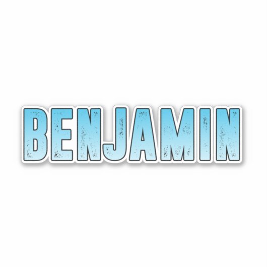 Benjamin Sticker (Voorkant)
