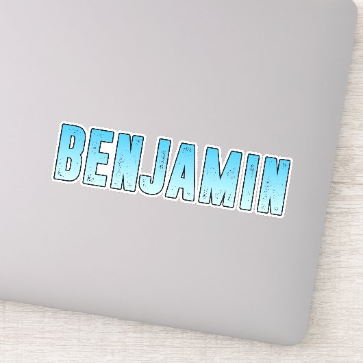 Benjamin Sticker (Detail)