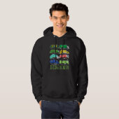 Benjamin Trash Truck For Kids Collector Ecologist Hoodie (Voorkant volledig)