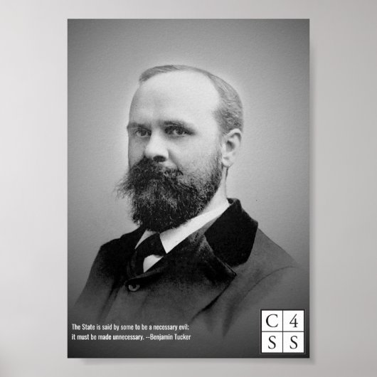 Benjamin Tucker Poster (Voorkant)