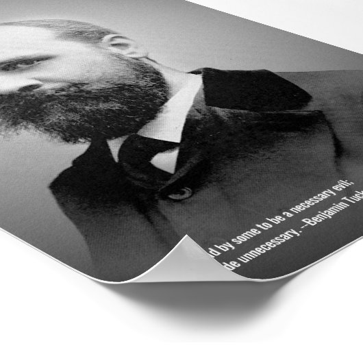 Benjamin Tucker Poster (Hoek)