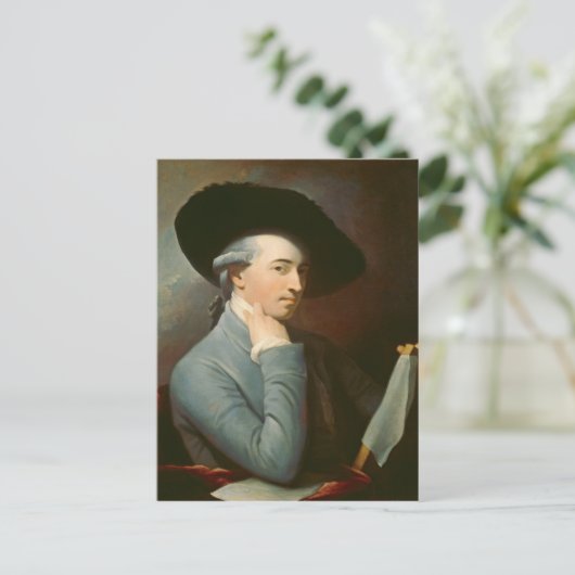 Benjamin West, c. 1776 (olie op canvas) Briefkaart (Staand voorkant)