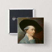 Benjamin West, c. 1776 (olie op canvas) Vierkante Button 5,1 Cm (Voorkant /achterkant)