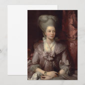 Benjamin West - Charlotte Kaart (Voorkant / Achterkant)