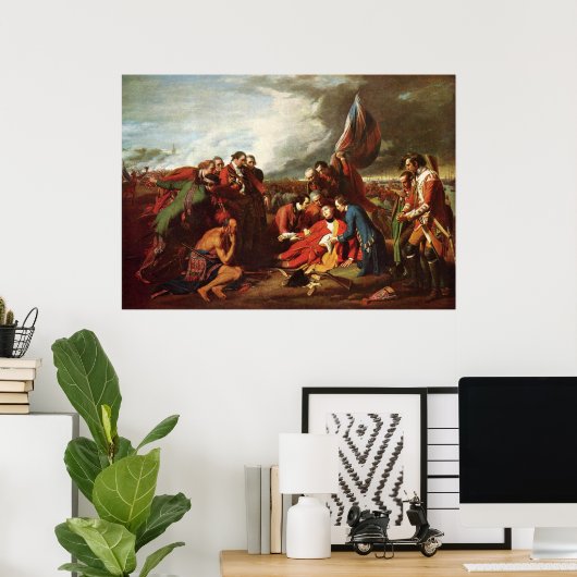 Benjamin West Death of General Wolfe Poster (Thuiskantoor)