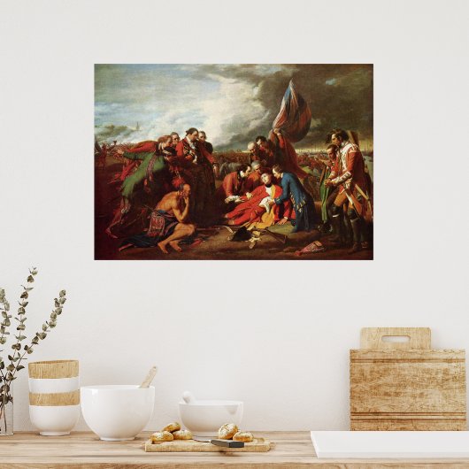 Benjamin West Death of General Wolfe Poster (Keuken)