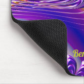 BENJAMIN ~ Zany Green, Blue, Yellow and Paars Muismat (Hoek)