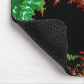 BENJAMIN ~ Zany Hot Red, Yellow, Black en Green Muismat (Hoek)