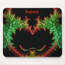 BENJAMIN ~ Zany Hot Red, Yellow, Black en Green