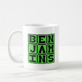 Benjamins, contant geld koffiemok (Links)