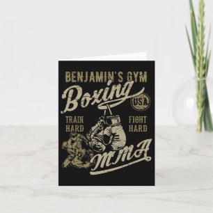 Benjamin's Gym Boxing MMA Retro Design voor de NAM Kaart