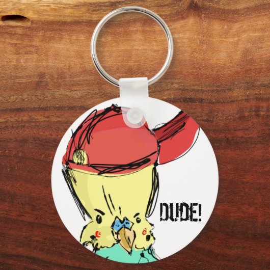 Benji Bird. Sleutelhanger (Voorkant)