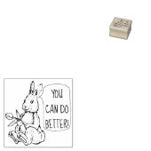BENJI THE DO BETTER BUNNY RUBBER STEMP RUBBERSTEMPEL (Gestempeld)