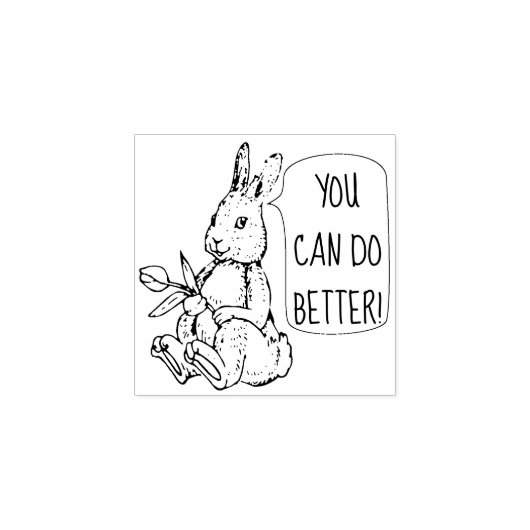 BENJI THE DO BETTER BUNNY RUBBER STEMP RUBBERSTEMPEL (Afrduk)