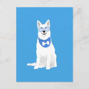 Benji The Swiss White Shepherd Dog Briefkaart