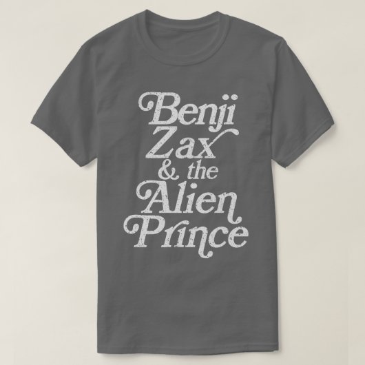 Benji Zax en de prins T-shirt (Design voorkant)
