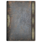 Benjura Old Book Style Cool Monogram Klembord (Achterkant)
