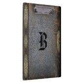 Benjura Old Book Style Cool Monogram Klembord (Rechts)