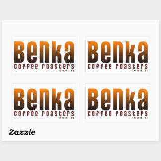 Benka koffiebranders Sticker 5x3