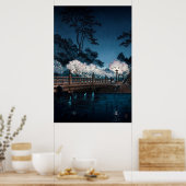 Benkei Bridge door Tsuchiya Koitsu Poster (Keuken)