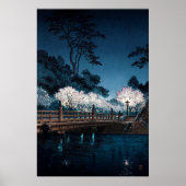 Benkei Bridge door Tsuchiya Koitsu Poster (Voorkant)