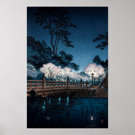 Benkei Bridge door Tsuchiya Koitsu Poster