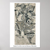 Benkei Cry van de kraan door Okumura, Masanobu Poster (Voorkant)