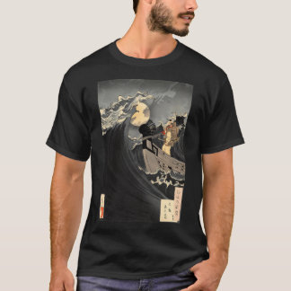 Benkei kalmeert de golven bij Daimotsu Bay Tsukiok T-shirt