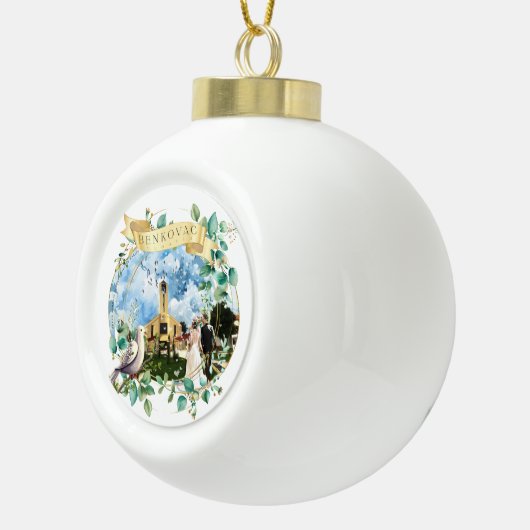 Benkovac Keramische Bal Ornament (Rechts)