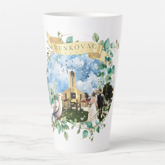 Benkovac Latte Mok (Voorkant)