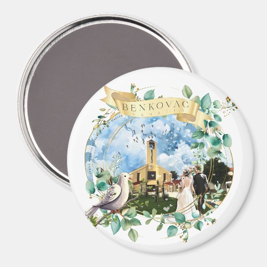 Benkovac Magneet (Voorkant / Achterkant)