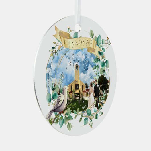 Benkovac Metalen Ornament (Voorkant Rechts)