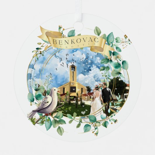 Benkovac Metalen Ornament (Voorkant)