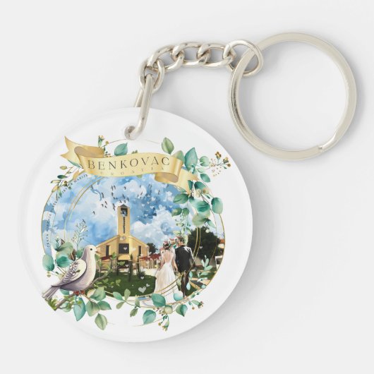 Benkovac Sleutelhanger (Achterkant)