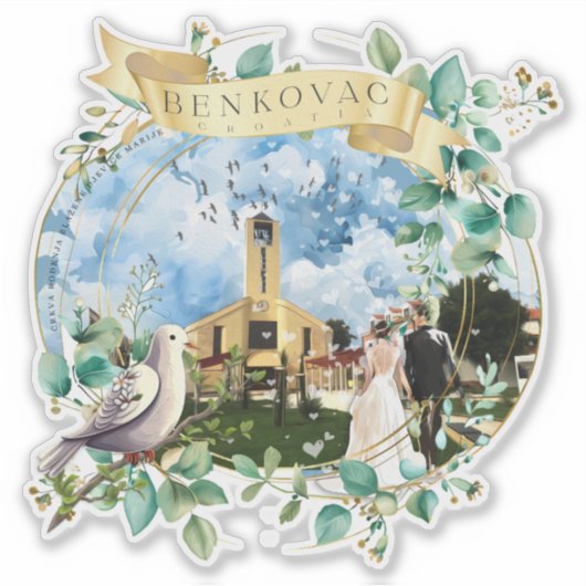 Benkovac Sticker (Voorkant)