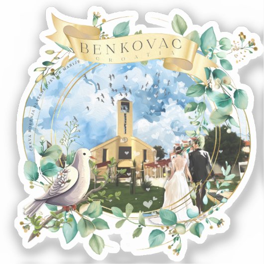 Benkovac Sticker (Voorkant)