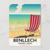 Benllech, Anglesey Wales vintage poster Briefkaart (Voorkant)